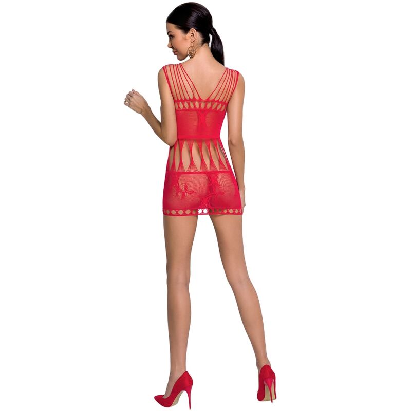 LEIDENSCHAFT - FRAU BS090 BODYSTOCKING ROJO TALLA UNICA