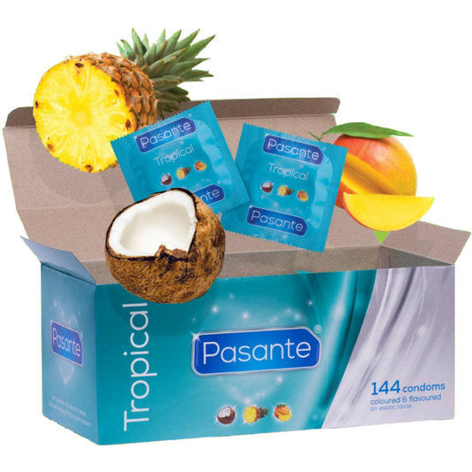 PASANTE - KONDOME MIT TROPISCHEN AROMEN 144 EINHEITEN