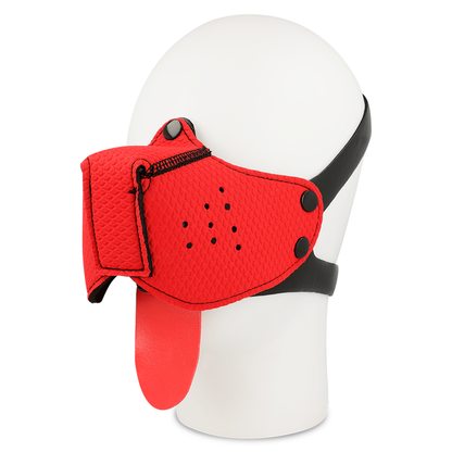 OHMAMA FETISH HUNDE-MAulkorb – ROT