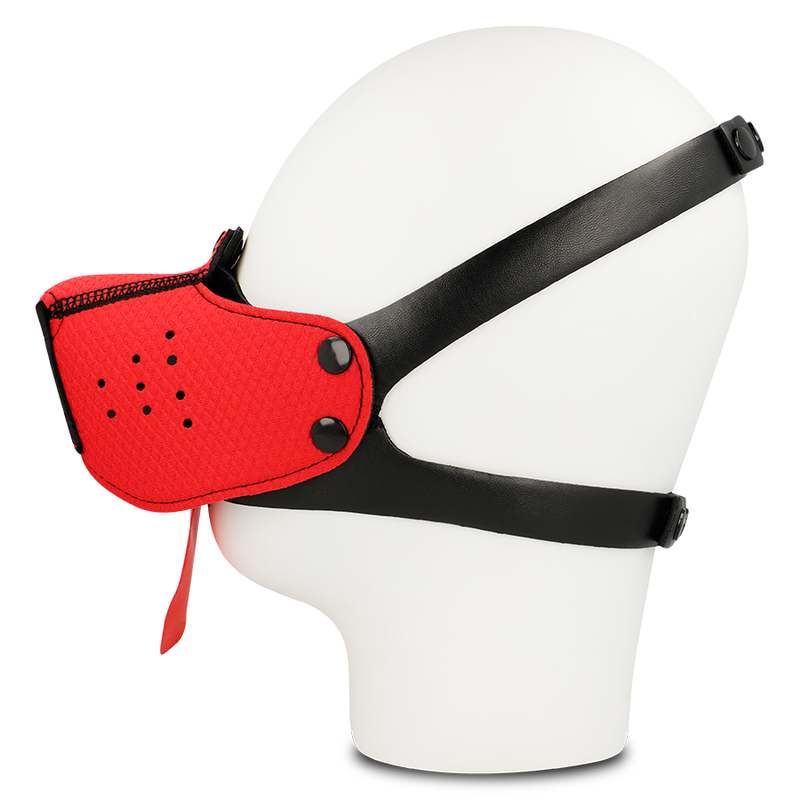 OHMAMA FETISH HUNDE-MAulkorb – ROT
