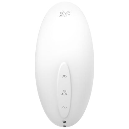 SATISFYER - STIMULATEUR ET VIBRATEUR À PULSE D'AIR VULVA LOVER 2 BLANC