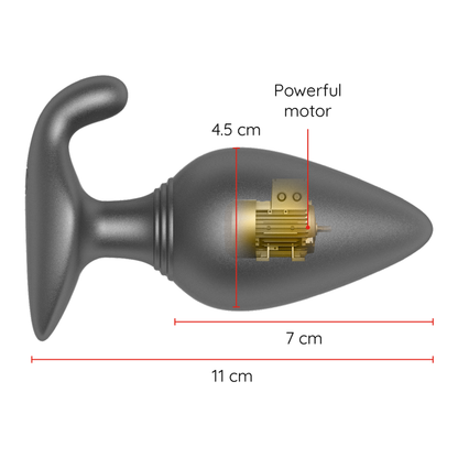 ONINDER - RIO BLACK VIBRANT ANAL PLUG - KOSTENLOSE APP