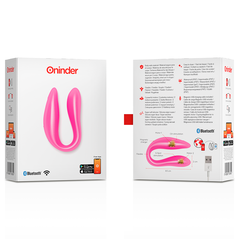 ONINDER – LISBOA G-SPOT &amp; KLITORALSTIMULATOR SCHWARZ – KOSTENLOSE ANWENDUNG