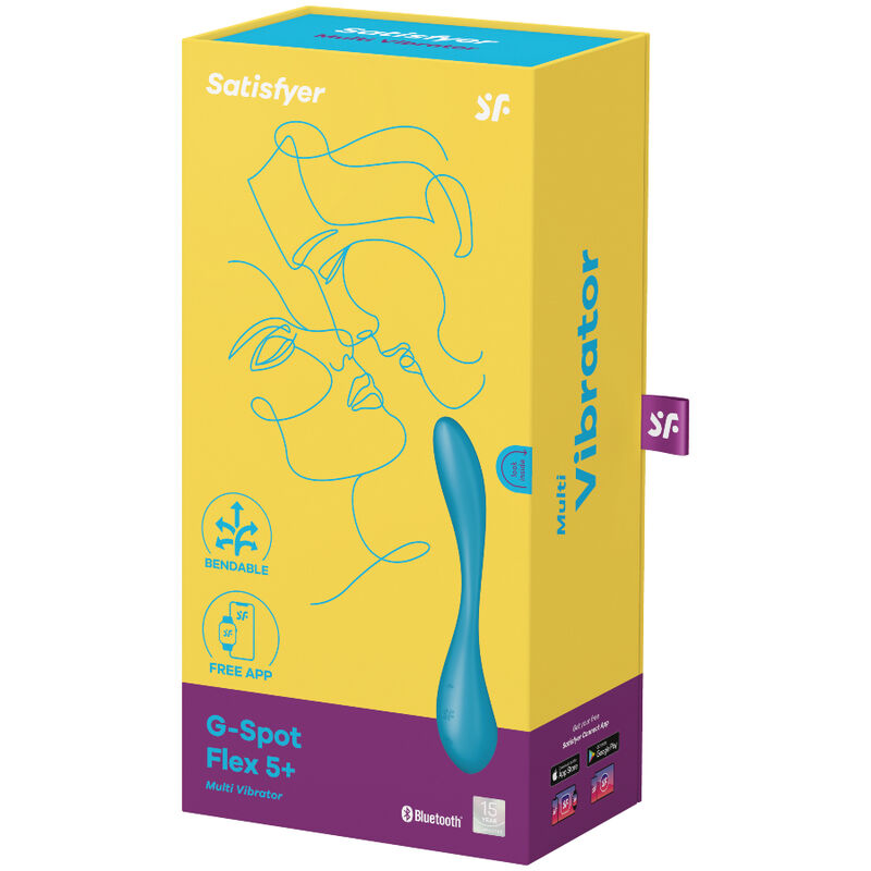SATISFYER - VIBRATEUR MULTI G-SPOT FLEX 5 LILAS