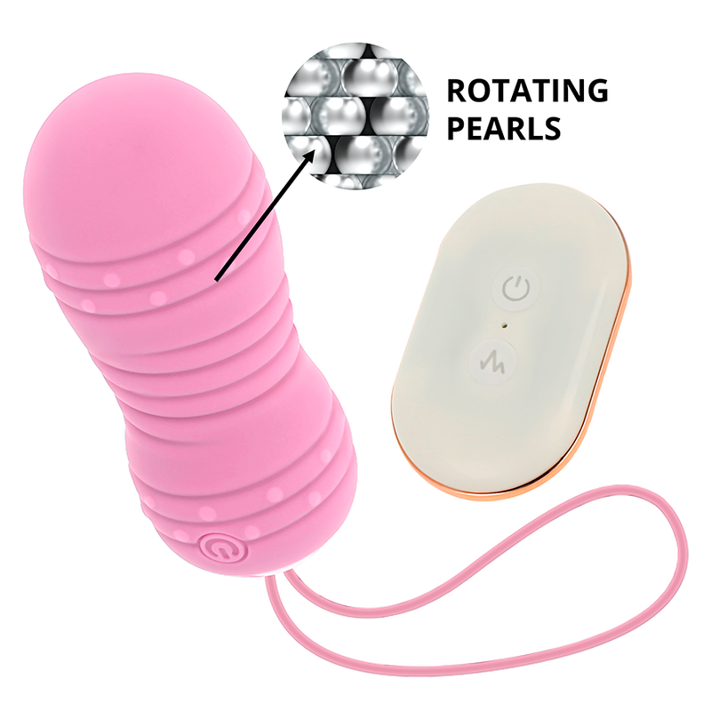 OHMAMA - EI-FERNBEDIENUNG 7 MODI ROTATION ROSA