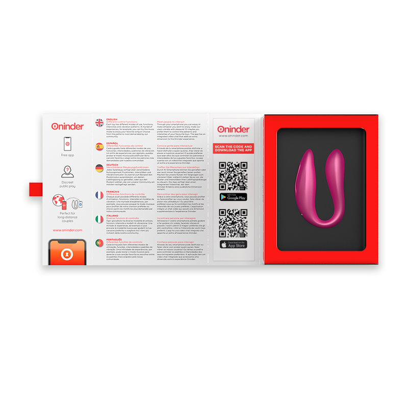ONINDER – LISBOA G-SPOT &amp; KLITORALSTIMULATOR SCHWARZ – KOSTENLOSE ANWENDUNG