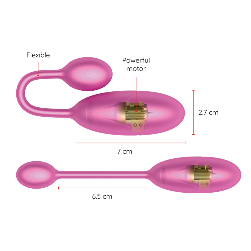 ONINDER – VIBRANT EGG DENVER PINK 7 X 2,7 CM KOSTENLOSE ANWENDUNG