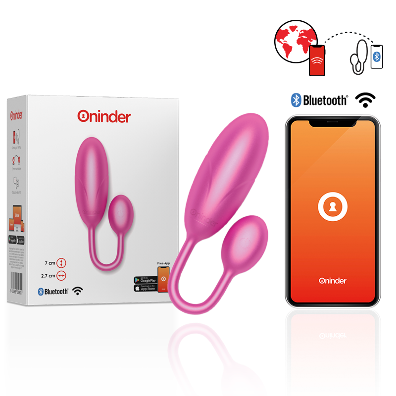 ONINDER – VIBRANT EGG DENVER PINK 7 X 2,7 CM KOSTENLOSE ANWENDUNG