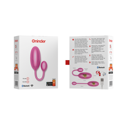 ONINDER - TOKYO ROSA VIBRATIONSEI 7,5 X 3,2 CM KOSTENLOSE ANWENDUNG