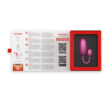ONINDER - TOKYO ROSA VIBRATIONSEI 7,5 X 3,2 CM KOSTENLOSE ANWENDUNG