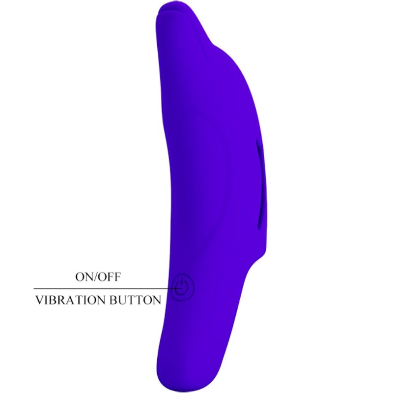 PRETTY LOVE – LEISTUNGSSTARKER DUNKELBLAUER FINGERSTIMULATOR DELPHINI