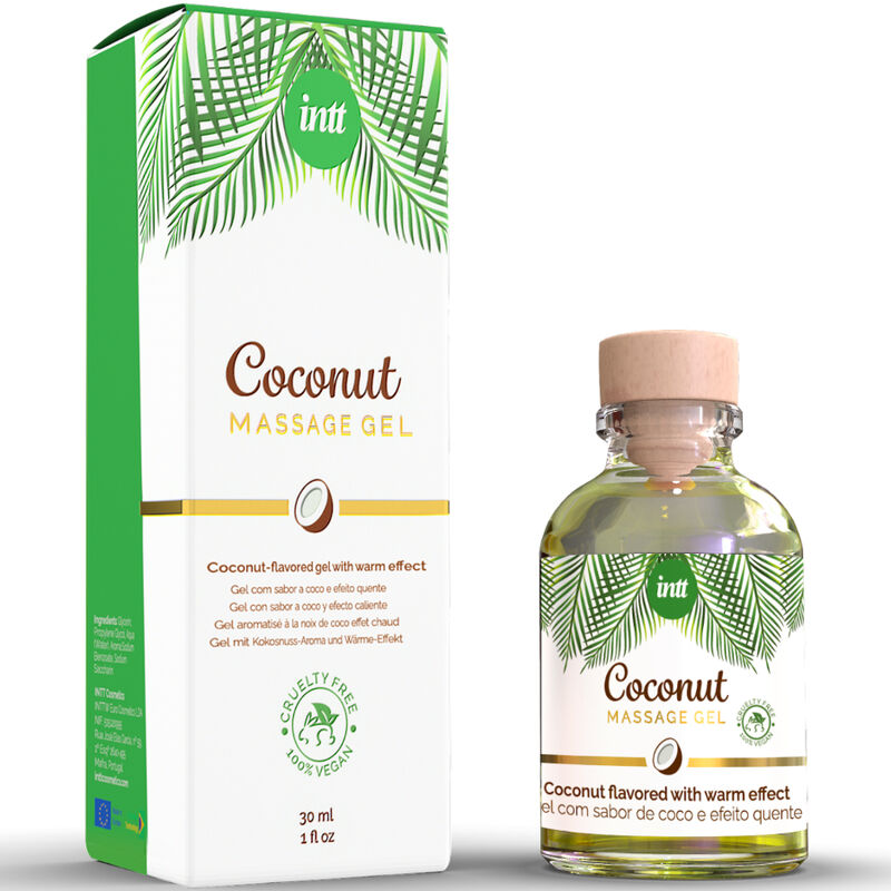 GEL DE MASSAGE VÉGAN SAVEUR COCO EFFET CHAUFFANT