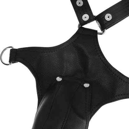 FETISH SUBMISSIVE ATTITUDE – V-GESCHIRR AUS ÖKO-LEDER FÜR HERREN
