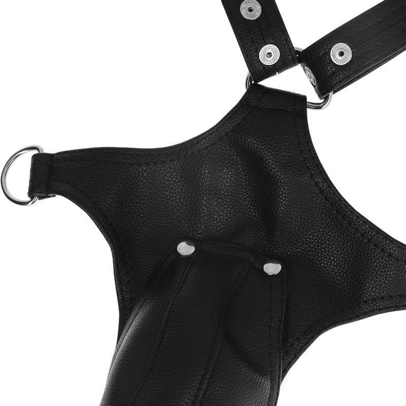 FETISH SUBMISSIVE ATTITUDE – V-GESCHIRR AUS ÖKO-LEDER FÜR HERREN