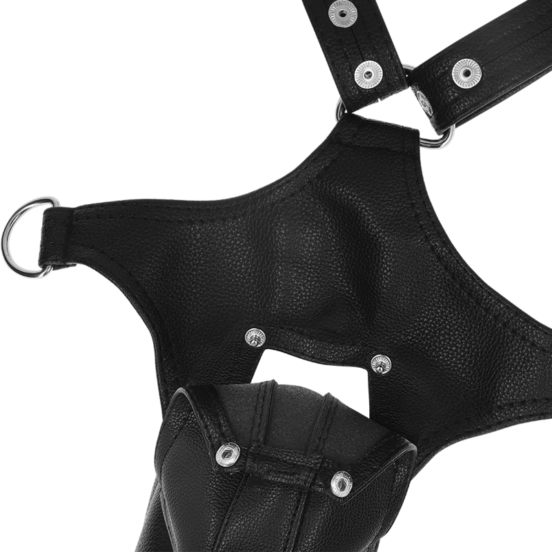 FETISH SUBMISSIVE ATTITUDE – V-GESCHIRR AUS ÖKO-LEDER FÜR HERREN