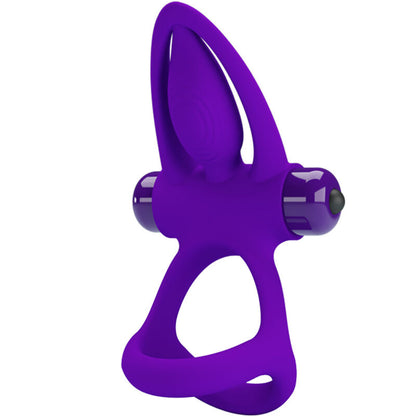 PRETTY LOVE - VIOLETTER VIBRATORRING AUS SILIKON 10 VIBRATIONEN
