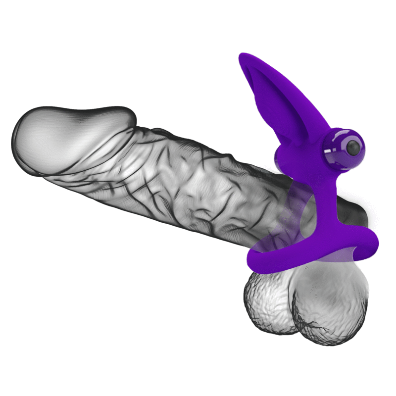 PRETTY LOVE - VIOLETTER VIBRATORRING AUS SILIKON 10 VIBRATIONEN