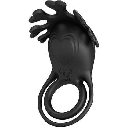 PRETTY LOVE - RUBEN 7 VIBRATIONS SCHWARZER VIBRATORRING AUS SILIKON