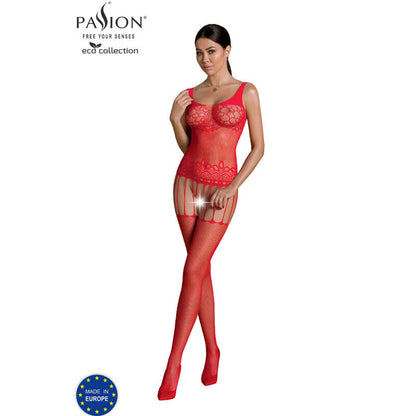 PASSION - BODYSTOCKING ECO COLLECTION ECO BS001 BLANC