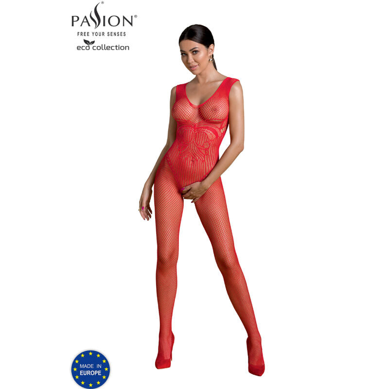 PASSION - BODYSTOCKING ECO COLLECTION ECO BS003 BLANC
