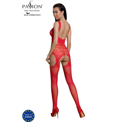 PASSION - BODYSTOCKING ECO COLLECTION ECO BS005 BLANC