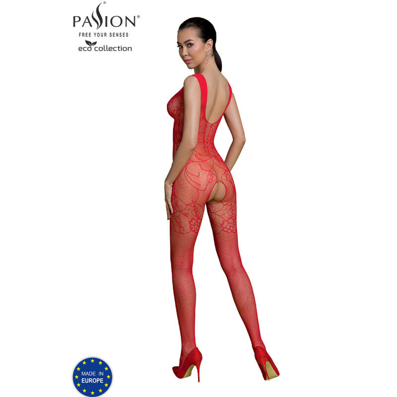 PASSION - BODYSTOCKING ECO COLLECTION ECO BS012 BLANC