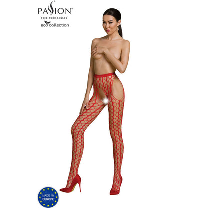 PASSION - BODYSTOCKING ECO COLLECTION ECO S007 BLANC