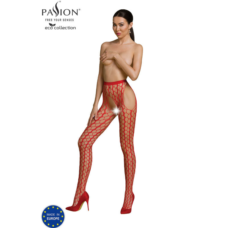 PASSION - BODYSTOCKING ECO COLLECTION ECO S007 BLANC