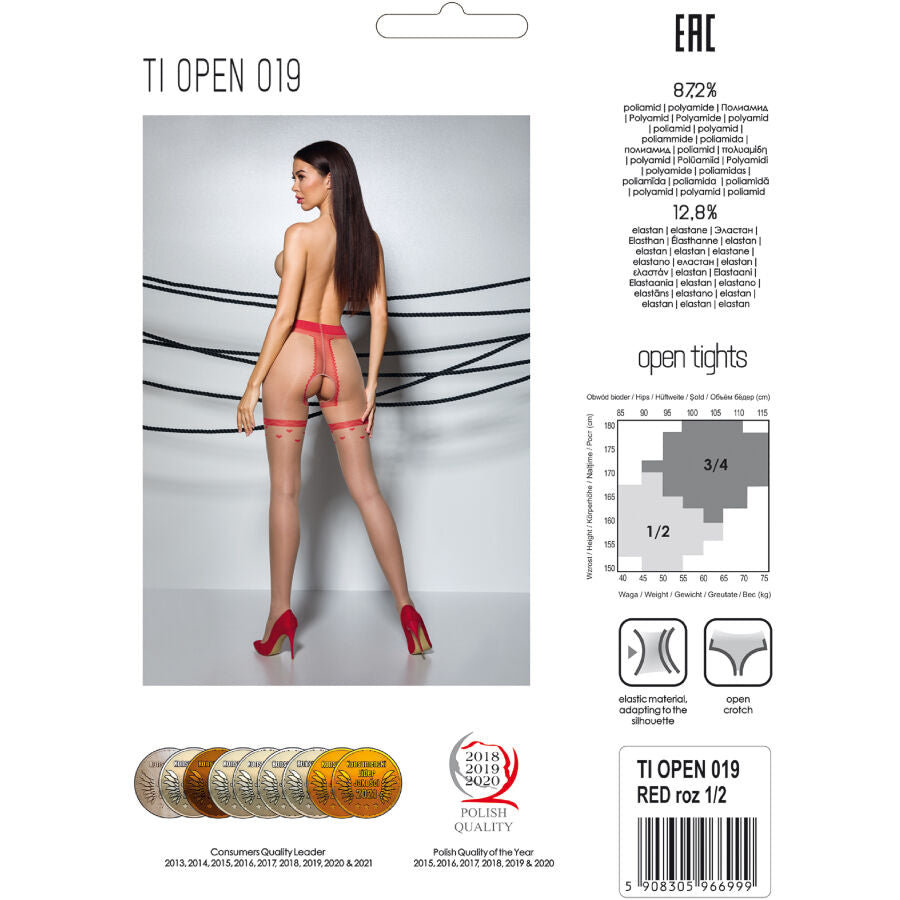 PASSION - TIOPEN 019 COLLANT NOIR 3/4 20 DEN