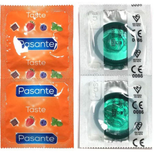 PASANTE - KONDOME MIT MINZE-GESCHMACK, BEUTEL 144 EINHEITEN
