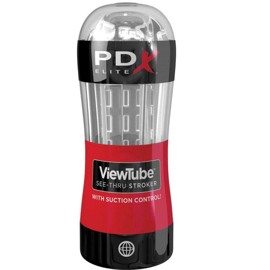PDX ELITE – STROKER VIEWTUBE CONTROL SAUG TRANSPARENT