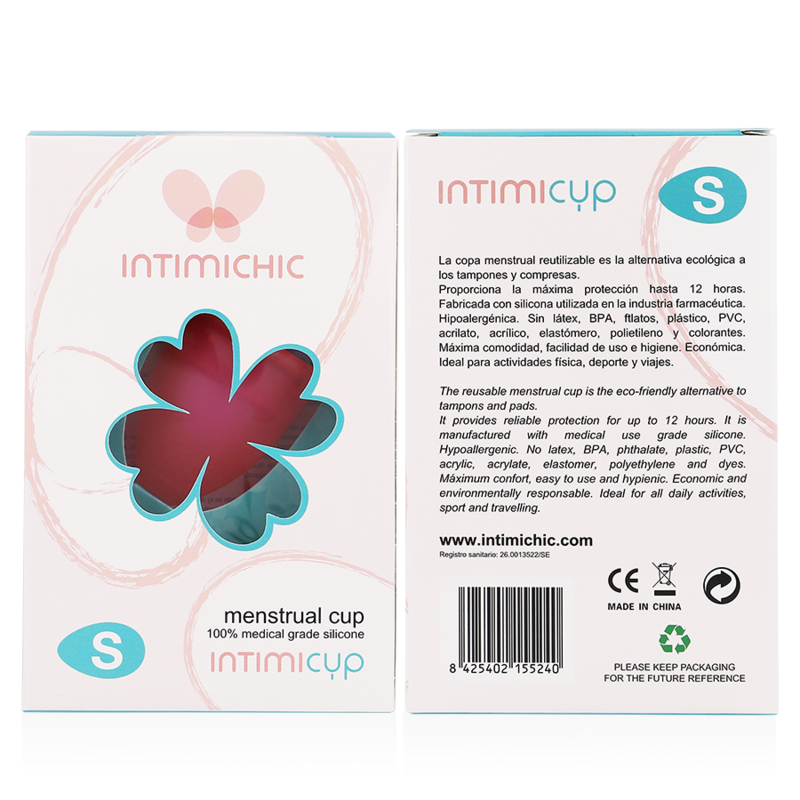 INTIMICHIC - COUPE MENSTRUELLE EN SILICONE MÉDICALE - TAILLE L