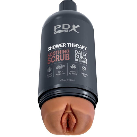 PDX PLUS – STROKER MASTURBATOR, DISKRETES FLASCHENDESIGN, SCRUB, BERUHIGENDES SÜSSIGKEITEN-SHAMPOO