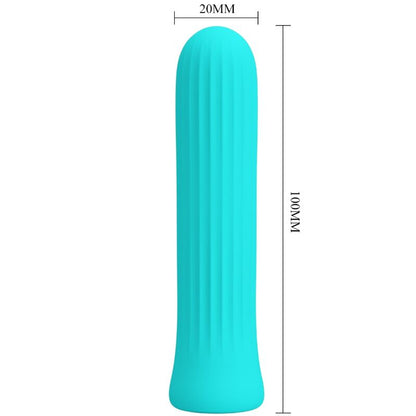 PRETTY LOVE - WEISSER VIBRATOR, BLAUER STIMULATOR