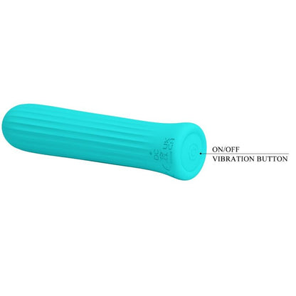 PRETTY LOVE - WEISSER VIBRATOR, BLAUER STIMULATOR