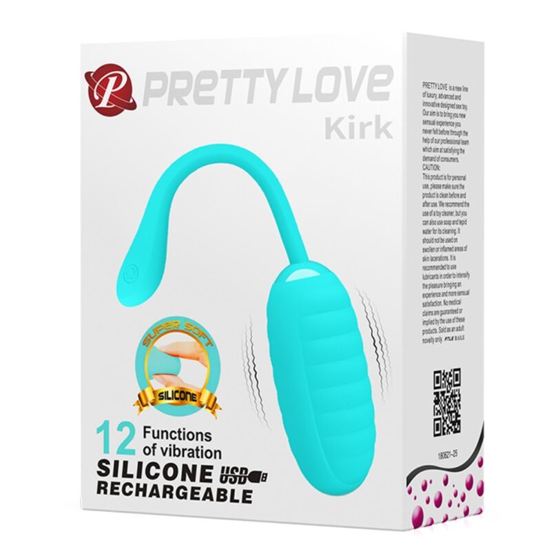 PRETTY LOVE - KIRK WIEDERAUFLADBARES VIBRATIONS-EI HELLGRÜN
