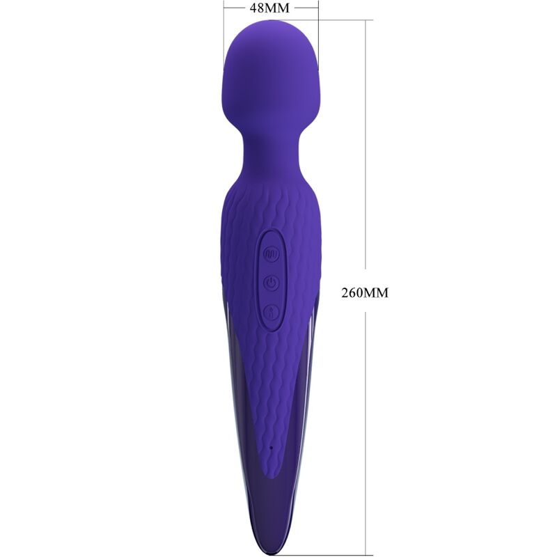 PRETTY LOVE - ANTONY YOUTH WAND VIOLET WÄRMEEFFEKT-VIBRATOR