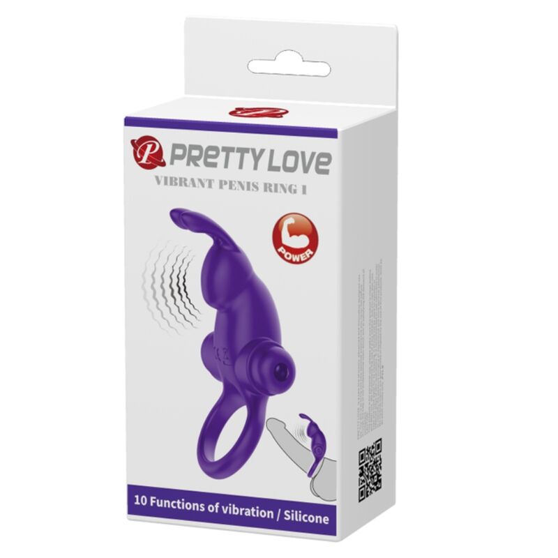 PRETTY LOVE - I RABBIT VIBRATORRING FÜR LILA PENIS