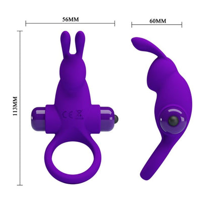 PRETTY LOVE - I RABBIT VIBRATORRING FÜR LILA PENIS