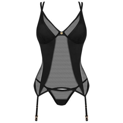 OBSESSIVE - CORSET & STRING NESARI XL/XXL