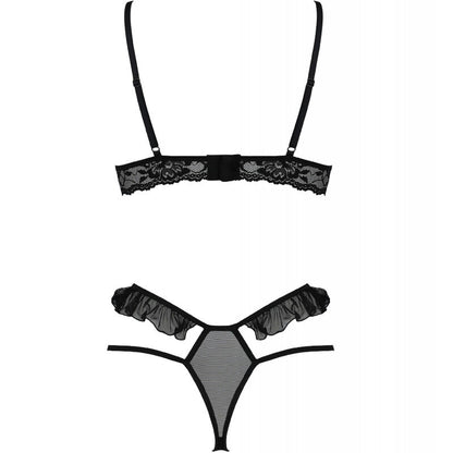 PASSION – ZWEITEILIGES DOLLY-SET SCHWARZ S/M