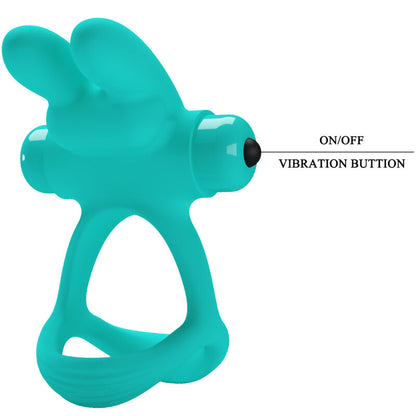 SCHÖNE LIEBE - DANTE GREEN RABBIT VIBRATORRING