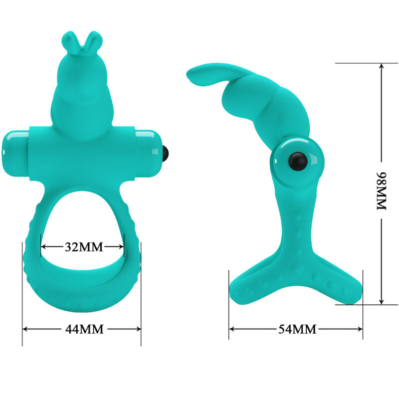 SCHÖNE LIEBE - FIGGY GREEN RABBIT VIBRATORRING