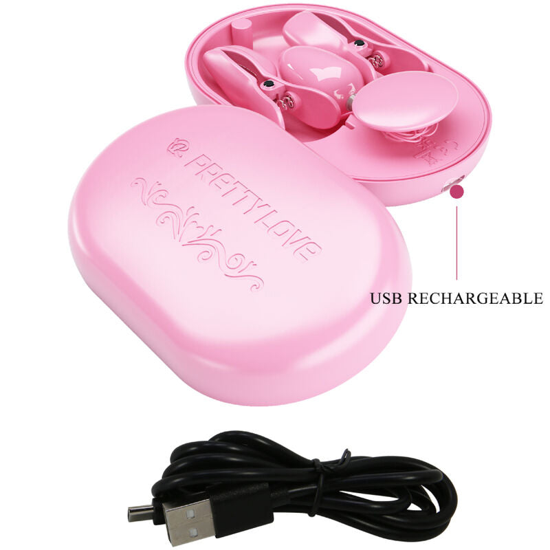 PRETTY LOVE – ÜBERRASCHUNGSBOX MIT ROSA ELEKTROSTIMULATIONSCLIPS