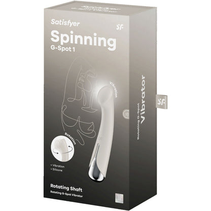 SATISFYER - SPINNING G-SPORT 1 VIBRATEUR ROTATOR BLEU