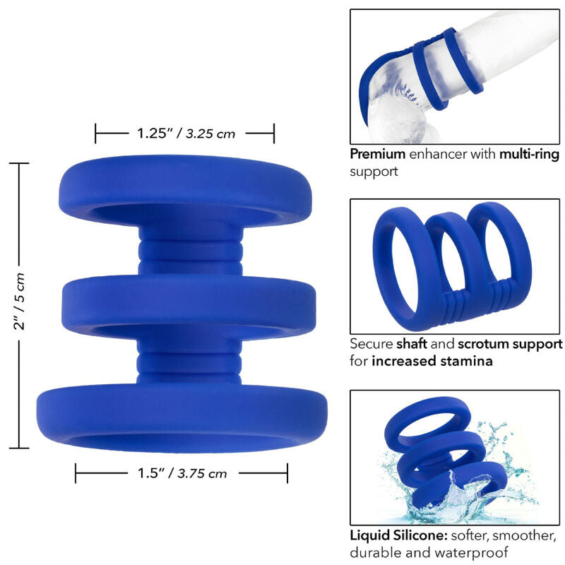 CALEXOTICS - ADMIRAL CAGE GUT DREIFACH BLAU