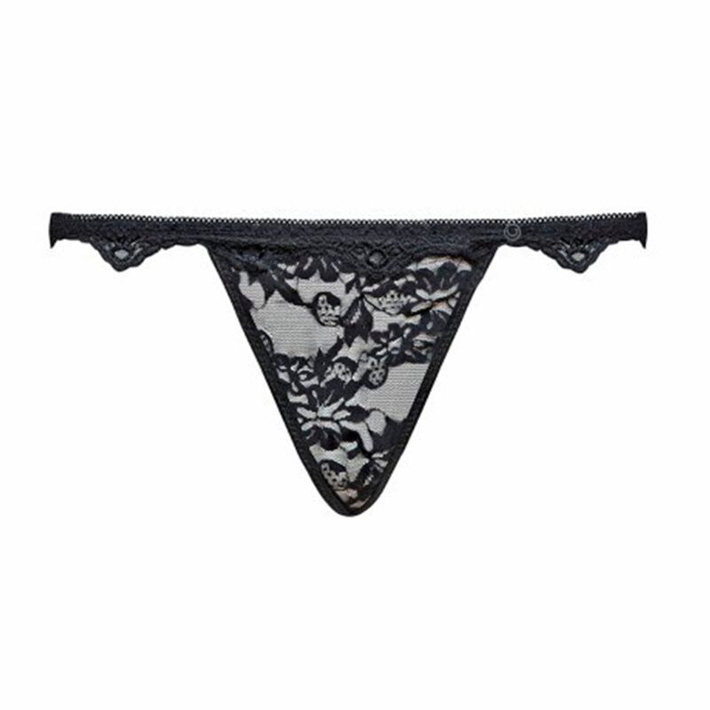 LIVCO CORSETTI FASHION - BELITA LC 90231 SOUTIEN-GORGE + CULOTTE + JARRETIÈRE NOIR L/XL