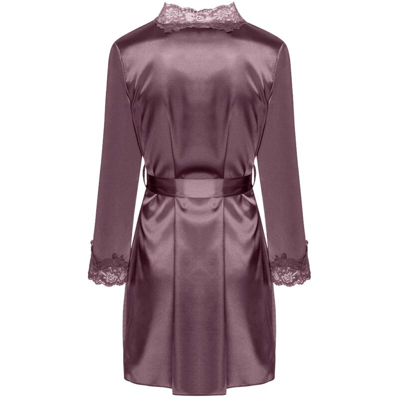 LIVCO CORSETTI FASHION - JACQUELINE LC 90249 ROBE DE CHAMBRE + CHEMISE + CULOTTE VIOLET L/XL