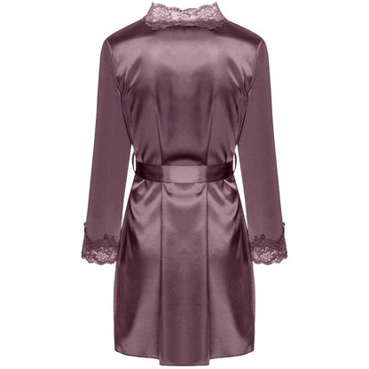 LIVCO CORSETTI FASHION - JACQUELINE LC 90249 ROBE DE CHAMBRE + CHEMISE + CULOTTE VIOLET L/XL