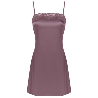 LIVCO CORSETTI FASHION - JACQUELINE LC 90249 ROBE DE CHAMBRE + CHEMISE + CULOTTE VIOLET L/XL